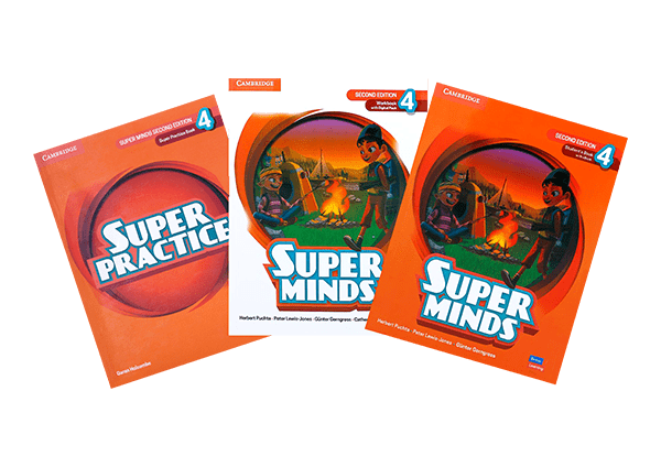 کتاب super minds 4 برای تقویت مهارت‌های زبان و تفکر انتقادی