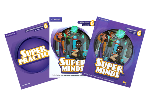 کتاب super minds 6 برای تقویت مهارت‌های پیشرفته زبان و تفکر تحلیلی