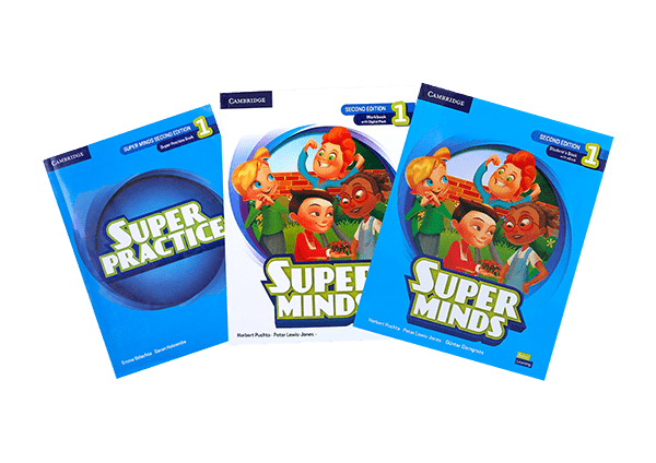 کتاب super minds 1 برای تقویت مهارت‌های پایه زبان انگلیسی