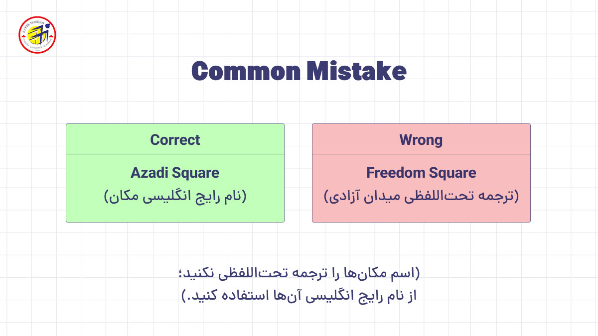 نکات مهم و اشتباهات رایج ادرس دادن در زبان انگلیسی